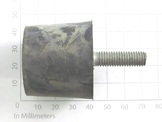 017220-040X032-1 RUBBER BUFFER