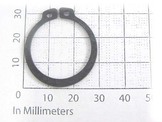 2459 PACKAGE OF RETAINING RINGS