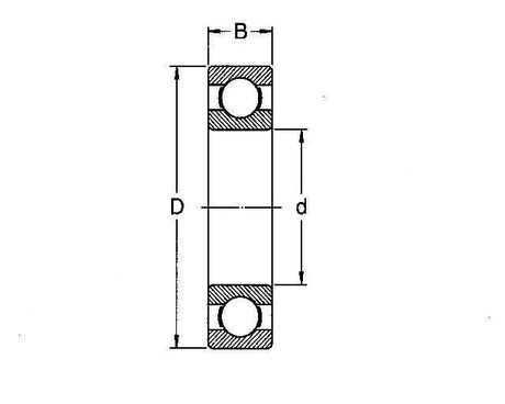 52305780 DEEP GROOVE BALL BEARING