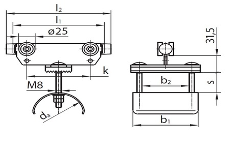 52308591 CABLE TROLLEY