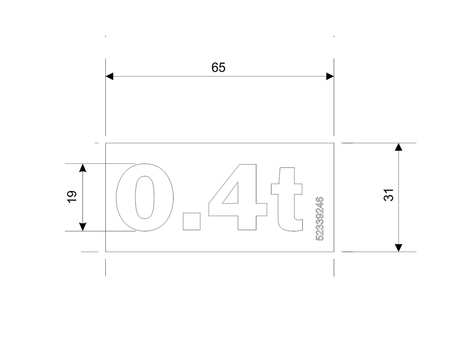 52339246 AUTOCOLLANT