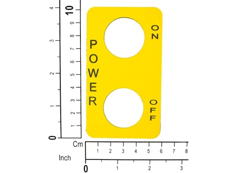 52603728 LEGEND PLATE