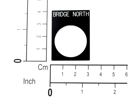 6516002387 LEGEND PLATE