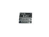 71392233 CAPACITY PLATE SET