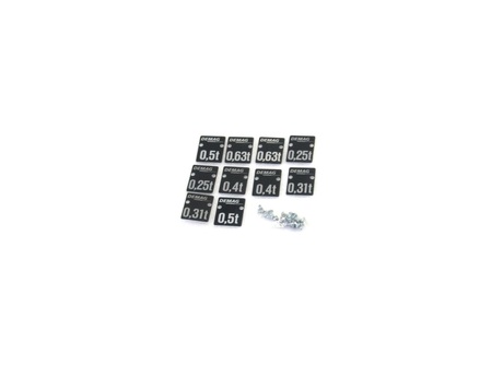 71393433 CAPACITY PLATE SET